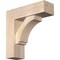 Ekena Millwork Imperial Block Smooth Bracket w/ Offset Brace, Douglas Fir, 7 1/2"W x 24"D x 24"H BKT0806X24X24IMP05SDF - alternate 1
